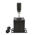 thumbnail image 3 of DEWIN USB Simulator Shifter 6 Plus R Racing H Shifter with Carbon Fiber Grip for Logitech G29 G27 G25 G920 for T300RS GT Black, 3 of 14
