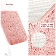 thumbnail image 4 of Alfombra de baño espesar alfombras de baño antideslizantes peludas con microfibra suave absorbente de agua para baño ducha bañera dormitorio 60*90 cm rosa Sailing Electrónica, 4 of 6