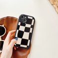 thumbnail image 1 of Black Plaid Mobile Phone Case Silicone Soft Case Suitable For Samsung A03s A13 A20 A30 A21S A22 M22 A23 A32 A33 A50 A50S A30S A51 A52 A52s A53 A31 A71 A72 A73 S20 FE S21 S22 Plus S23 Ultra S23+, 1 of 4