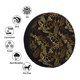 thumbnail image 4 of Fotbe Sea Turtle With Ocean Funda de Llanta de Repuesto con Estampado, Engrosada, Ajuste Universal para Jeep, Remolque, RV, SUV, Camión-15 inch, 4 of 6