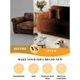 thumbnail image 5 of Orange Black Ombre Couch Cover for Dogs, Modern Gradient Abstract Art Washable Sofa Covers Slipcover for Pets Dogs Futon Cover, Couch Recliner Covers, Oversized Chair Slipcover 71"x91", 5 of 9