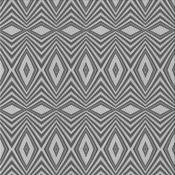 Ahgly Company Machine Washable Indoor Square Transitional Silver Gray Area Rugs, 8' Square