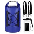 thumbnail image 1 of 15L Waterproof Dry Bag with Phone Case Bag Roll Top Dry Sack For Kayaking Boating Fishing Surfing Swimming Rafting, 1 of 8