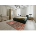 thumbnail image 5 of Ahgly Company Machine Washable Indoor Square Traditional Saffron Red Area Rugs, 6' Square, 5 of 7