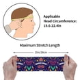 thumbnail image 5 of Easygdp Happy Mardi Gras Sports Headband Non Slip Headband Unisex for Head Circumference 19.6 - 22.4 inch, 5 of 9