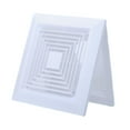 thumbnail image 2 of Ventilador de la cubierta de la cubierta de ventilación de aire cuadrado Capacitación de ventilación del aire acondicionado para el aire acondicionado Escribe, 2 of 8
