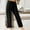 Black, variant on WQJNWEQ Leggings for Women Plus Size Pull on Denim Capris Casual Elastic Loose Straight Leg Trousers