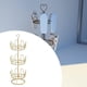 thumbnail image 4 of Zapatero giratorio multifuncional de gran capacidad, zapatero circular de pie Oro tres niveles, 4 of 9