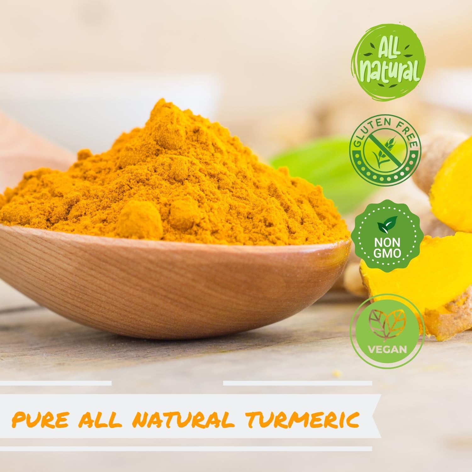 Turmeric Powder with Curcumin by Its Delish, 5 Lbs Bulk Bag  Ground Tumeric Root Spice Seasoning for Cooking, and Latte Drink Mix  All Natural Spices, Dried Raw Curcuma, Gluten Free, Vegan, Kosher