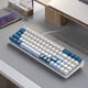 thumbnail image 4 of Teclado mecánico para juegos jixopn K65 con cable USB, intercambiable en caliente (eje rojo, azul), 4 of 8