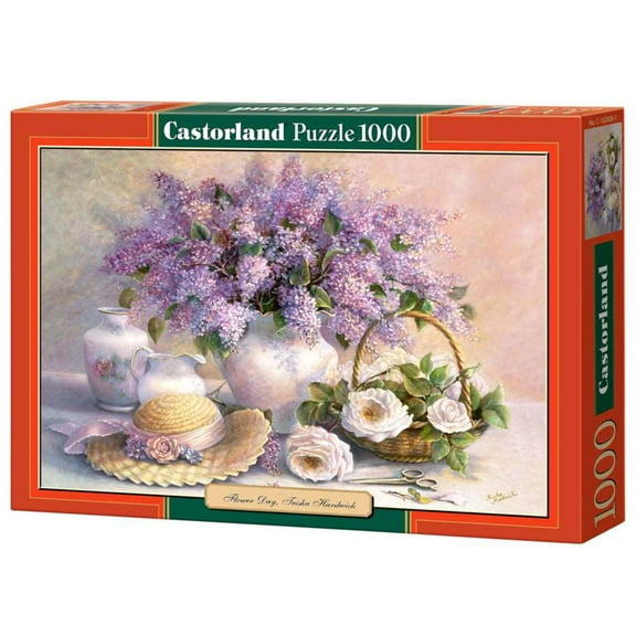 1000 Piece Jigsaw Puzzle, Flower Day by Trisha Hardwick, Plant and Flower puzzle, Still Nature ART, Adult puzzle, Castorland C-102006-2