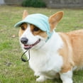 thumbnail image 6 of Moocorvic Dog Baseball Cap Pet Hats with Ear Holes for Small Medium and Large Dogs, Comfortable Pet Sun Hat with Adjustable Strap, 6 of 7