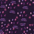 thumbnail image 1 of Ahgly Company Indoor Square Patterned Purple Jam Purple Area Rugs, 6' Square, 1 of 1