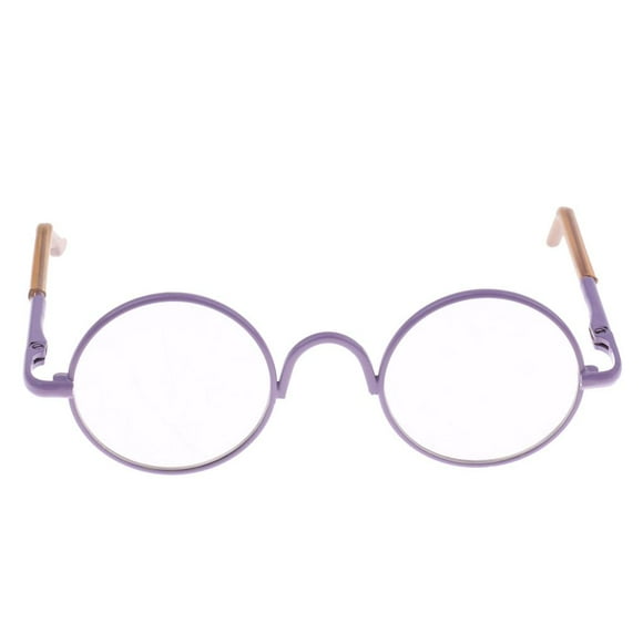 Gafas de montura forma forma forma Montura para Accesorios Plastic Copper púrpura claro