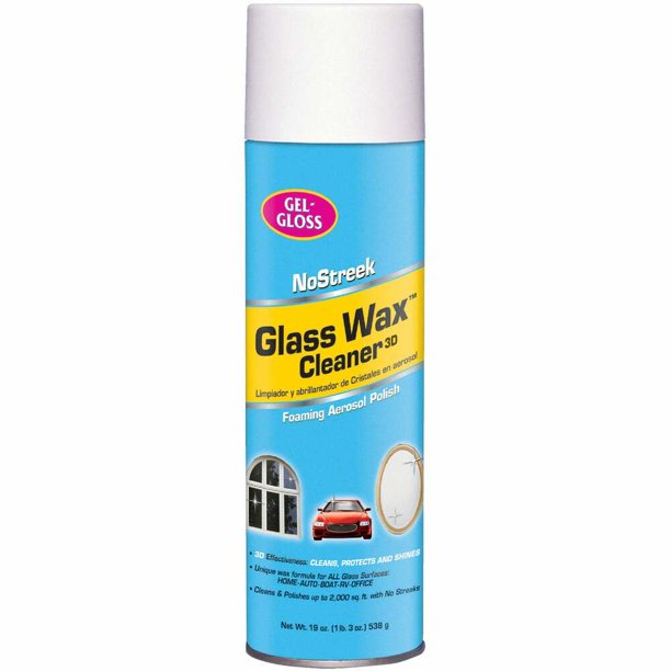 GelGloss 19 Oz. Glass Wax Cleaner Aerosol NS019 NS019 600077