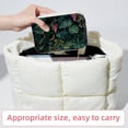 thumbnail image 6 of Tropical Plants Velvet Portable Jewelry Box with Removable Compartment - Necklace, Earring, and Travel Organizer - Gift, 6 of 7