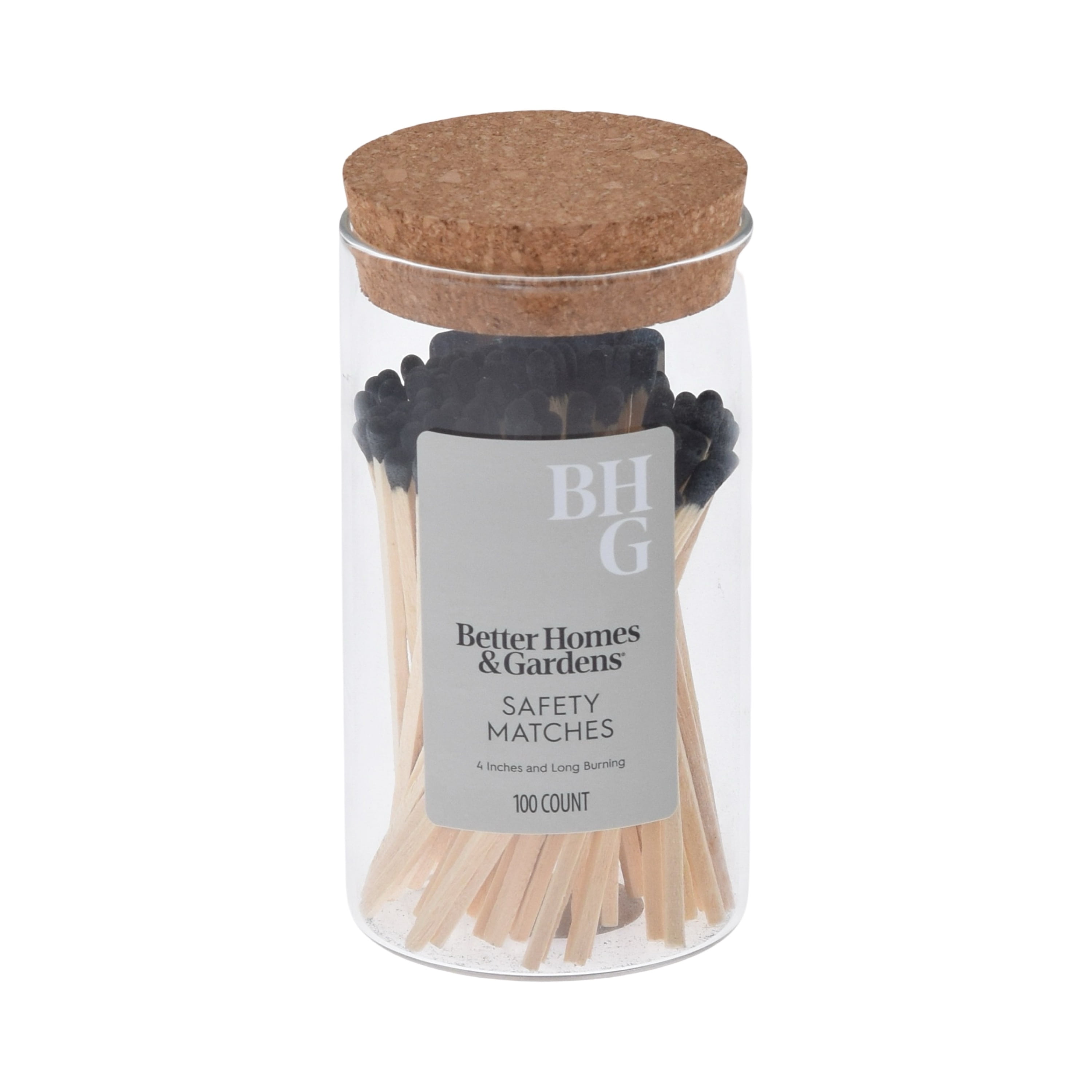 Better Homes & Gardens Premium Wooden Safety Matches, 100 Count