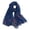 Navy, variant on Floral Embroidered Chiffon Scarf, Silk-Like Lightweight Beach Wrap Shawl for Women, Summer Spring Evening Dress Cover Up, Gift Idea Navy