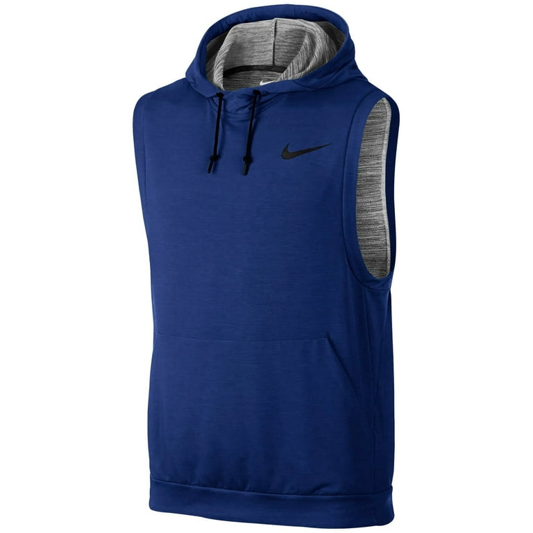 Nike Men s Dry Sleeveless Hoodie Deep Royal Blue Size XL