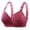 Red, variant on WDDDD Women's Plus Size Wireless Thin Underwire Supportive Soft Full Coverage Bustier for Moms Seniors Green A