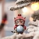 thumbnail image 1 of Adorno navideño acrílico 2D para árbol de Navidad | Colgante navideño para decorar el árbol de Navidad, el coche, el hogar y fiestas | Un toque decorativo festivo para la temporada navideña, 1 of 5