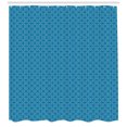 thumbnail image 3 of Ambesonne Blue Paisley Shower Curtain, Curlicue Symmetry Art, 69"Wx84"L, Sea Blue Pale Blue, 3 of 3
