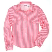 Juniors French Cuff Striped Shirt