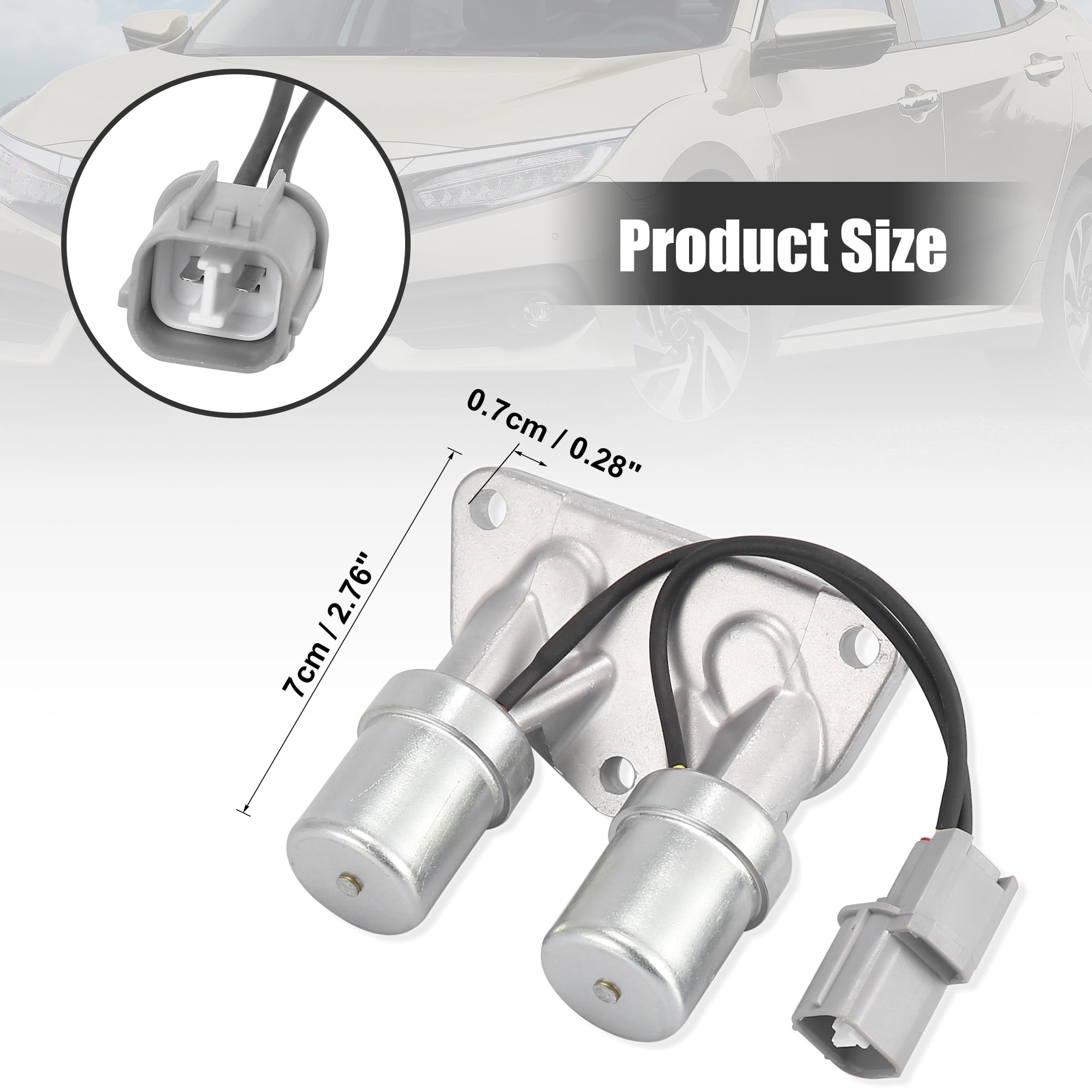 Unique Bargains Transmission Clutch Dual Linear Solenoid Valve for Honda Civic 2001-2004