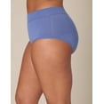 thumbnail image 3 of Playtex Tummy Smoothing Hipster Underwear Pack, Moisture-Wicking, 3-Pack  Chateau Blue/Salty Pepper Grey/Future Lavender M Women's, 3 of 4