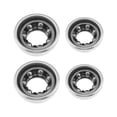 thumbnail image 1 of SING F LTD 2PCS Front Axle Cups for 5/16 Front Hub & 2PCS Rear Axle Cups for 3/8 Rear Hub Mountain Bike Bicycle Accessories with 2 Front & 2 Rear Hub Bearings, 1 of 4
