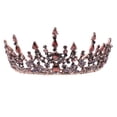 thumbnail image 1 of CIMAXIC 1pc Bridal Tiara Baroque Rhinestone Tiara Women Wedding Hair Decor Accessory,6.69"X3.15"X0.39", 1 of 5