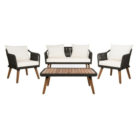 Safavieh Raldin Rope 4 Piece Patio Conversation Set ... Safavieh Raldin Rope 4 Piece Patio Conversation Set ... on Safavieh Raldin id=84471