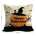 thumbnail image 3 of Halloween Pillow Covers Cute Pumpkin Ghost Decorative Pillow Cases Soft Fall Throw Pillow Covers for Sofa Couch Bedroom by OVFUIZ, 3 of 6