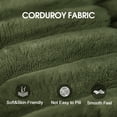 thumbnail image 4 of VEPXXP 96" Oversized Boneless L-Shaped Cloud Sectional Sofa, Plush Corduroy Deep Seat Modular Couch for Living Room, No Assembly, Green, 4 of 9