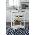 thumbnail image 4 of Linon Aspire Scallop Hand Tufted Wool 2'x3' Rug in Navy, 4 of 6