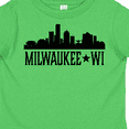 thumbnail image 4 of Inktastic Milwaukee Wisconsin City Skyline Boys or Girls Toddler T-Shirt, 4 of 5