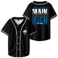 thumbnail image 2 of Jey Uso Main Event Baseball Jersey Shirt V-Neck Women Men Short Sleeve Streetwear Clothes, 2 of 3