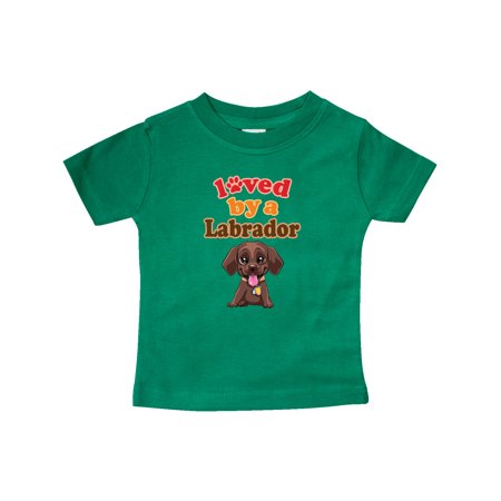 

Inktastic Labrador Chocolate Lab Gift Baby Boy or Baby Girl T-Shirt