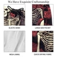 thumbnail image 4 of luoweisi Men's Beach Shorts Quick Dry Swim Trunks with Mesh Lining Skeleton 2XL, 4 of 5