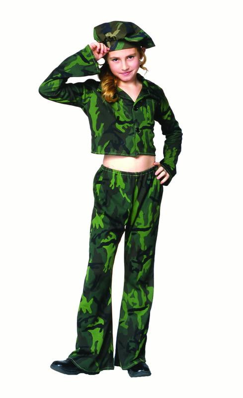 Soldier Girl Costume - Walmart.com