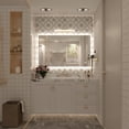 thumbnail image 6 of 40x24 LED Bathroom Mirror, 24V Ultra Bright Backlit Vanity Mirror, Anti-Fog & Shatterproof Tempered Glass, CRI 95+, 6 of 13