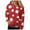 Red, variant on Towmus Women's Football Sequin Sweatshirt Graphic Hoodies Pullover Baseball Season Long Sleeve Tops with Pockets