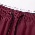 thumbnail image 6 of Fiaer Mens Swim Trunks Quick Dry Bathing Suit Inseam Board Shorts with Compression Liner and Pocket 09-Brick Red XL, 6 of 6