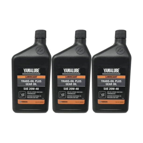 Yamaha Genuine OEM TransOil Plus Gear Oil 20W40 ACCTRANSPLUS 3