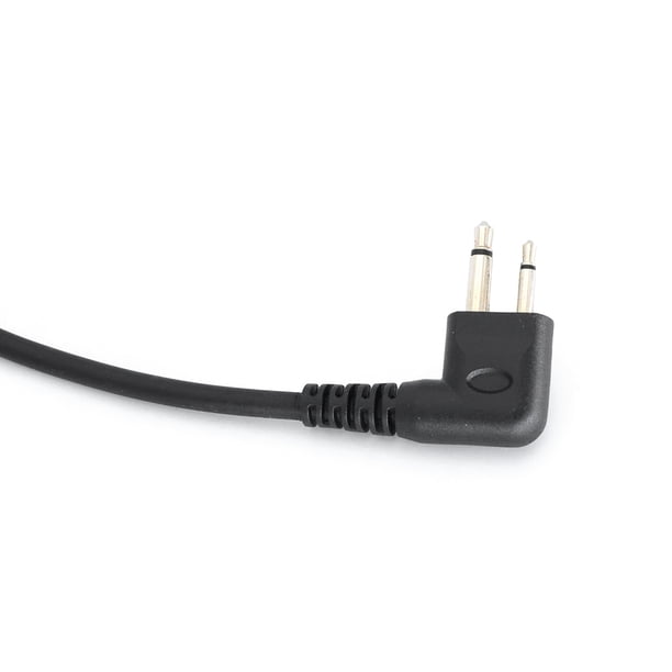 Cable de micrófono Cable de micrófono de 4 hilos, Cable de altavoz de micrófono PTT de 2 pines para Motorola GP3688 GP88