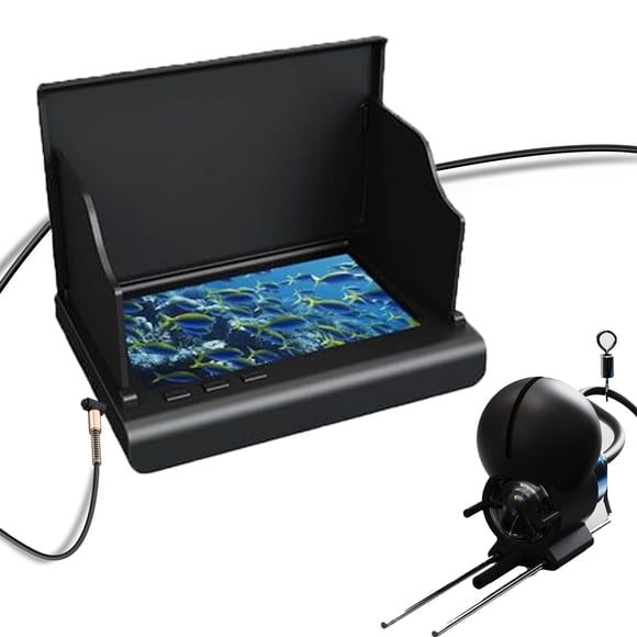 Cámara de pesca submarina ZXBVSU con pantalla LCD de 4.3 pulgadas y 5000 mAh