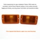 thumbnail image 3 of Speravity 1 par de luces de giro delanteras izquierdas y derechas para coche, conjunto de luces intermitentes para vehículos, sin bombilla, accesorios Bombillas para automóviles Speravity VI015377-00B, 3 of 6