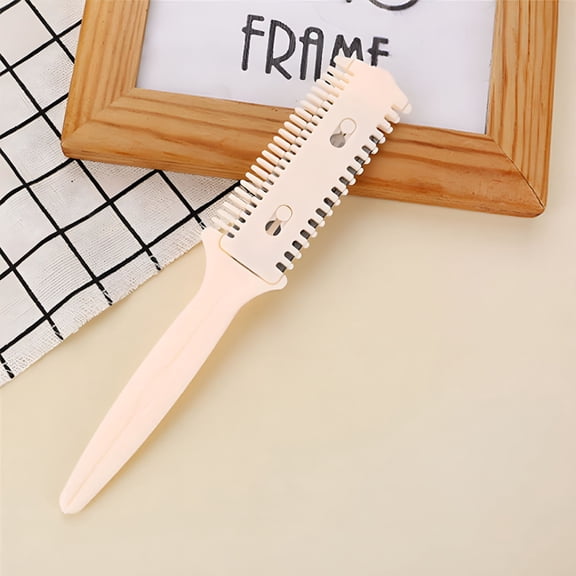EXLEAF Double Sides Hair Razor Comb Cutter Cutting Thinning Shaper Haircut Grooming