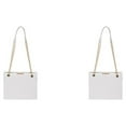 thumbnail image 1 of Justharion Sac à Main Robuste et Durable pour Toute Occasion à la Mode et Polyvalent Fabriqué Blanc 2Ensemble, 1 of 6