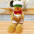 thumbnail image 3 of nvzhuang Christmas Gingerbread Plush Toy, Cute Gingerbread Stuffed Animals Doll Plush Toy, Home Holiday Party Decoration Ornament, 3 of 9